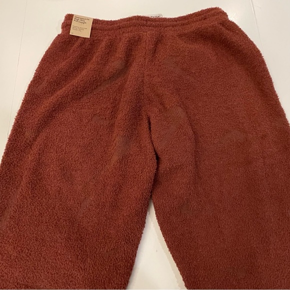 Nike Phoenix Cozy Knit Boucle Pants Brown Oversized Joggers women - Picture 5 of 10